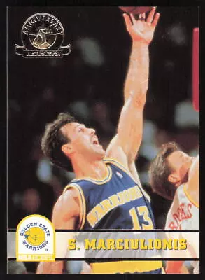 1993-94 Hoops Fifth Anniversary Gold Sarunas Marciulionis #72 Warriors • $1.99