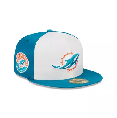 NFL New Era Men's Miami Dolphins Baseball Cap Adjustable Snapbacks Hat • $12.88