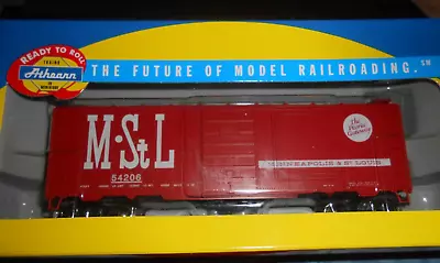 NIB Athearn HO #70366 MINNEAPOLIS & ST. LOUIS 40' SUPERIOR DOOR BOX CAR #54206 • $19.99