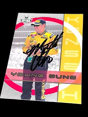 Matt Kenseth 2002 PRESS PASS OPTIMA YOUNG GUNS Autographed NASCAR HOFer Card • $8.54