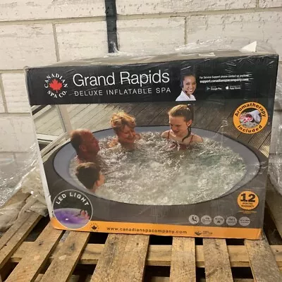 Canadian Spa Co Grand Rapids Deluxe Inflatable 4 Person Hot Tub KP10014 -FPL -CP • £199.99