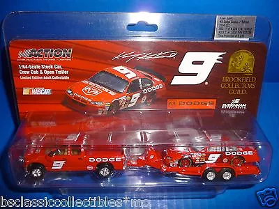 Kasey Kahne 1:64 Scale Stock Car Crew Cab & Open Trailer 2004 Refresh - Limited • $45