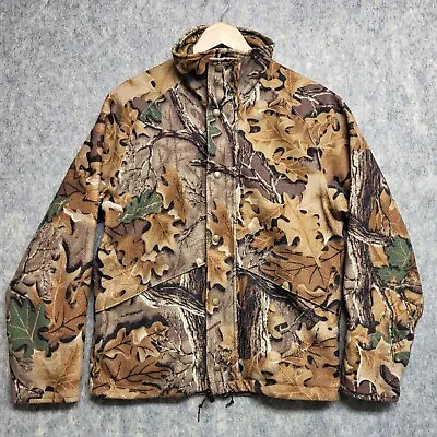 Cabelas Whitetail Clothing Jacket Adult Small Fleece Gortex Advantage Camo USA • $59.99