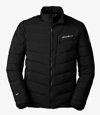 Eddie Bauer Downlight FreeFuse 800 Fill Down Jacket Black New W/Tags Men’s XXL • $134.99