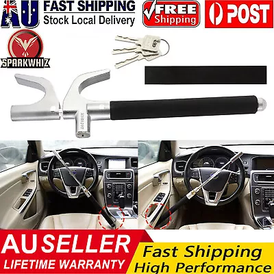 Steering Wheel Lock Anti Theft Security The Club Universal Clamp Heavy Duty AU • $39.99