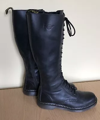 Dr Martens Tall Boots 20 Eye Size UK 6.5 • £165