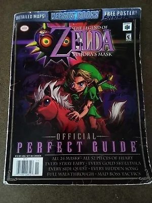 The Legend Of Zelda: Majora's Mask Official Perfect Guide Versus No Poster • $40