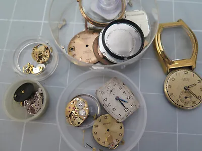 Watch Parts - Chevalier - Lanco - Buren - Bulova -Huntana Repair Or Spares. • £22