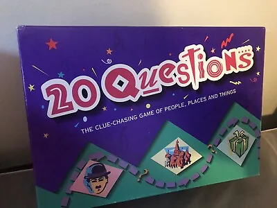 Vintage 20 Questions Board Game - The Clue Chasing Game - MB - 1993 - Complete • £8.95