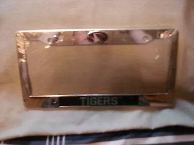 Missouri Tigers License Plate Frame Chrome Metallic IPG Team Sports NWOT • $9.95