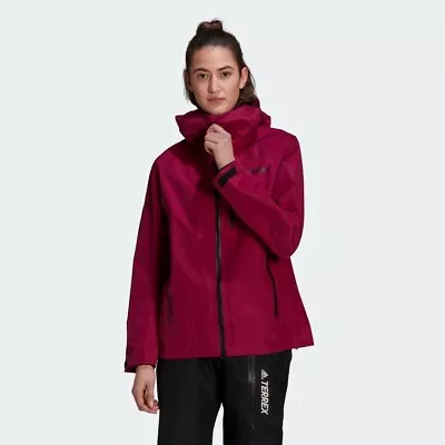 £149 • Buy ADIDAS TERREX TECHROCK GORE-TEX PRO Rain Jacket UK 18 XL Hiking Shell RRP:£450