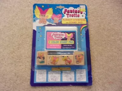 Vintage Fantasy Trolls Rubber Stampers Set Of 4 Gently Used 1992 Noteworthy • $12.95