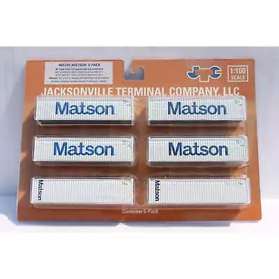 Jacksonville Terminal Company N Matson 40' High Cube Container 6pk • $65.95