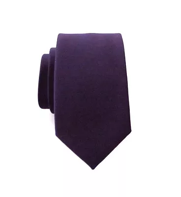 SKINNY NECK TIE Solid Casual Plain Slim Suit 2   Wedding Party Free Shipping NEW • $5.97