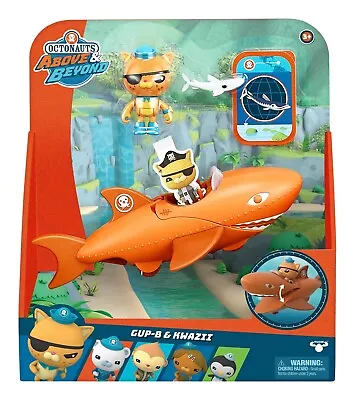 Octonauts Above & Beyond Flying Fish Gup B & Kwazii Adventure Playset • £18.99