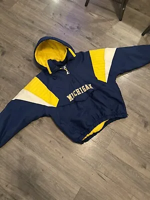 National Champion Michigan Wolverine’s Starter Jacket Large Michigan Football • $250