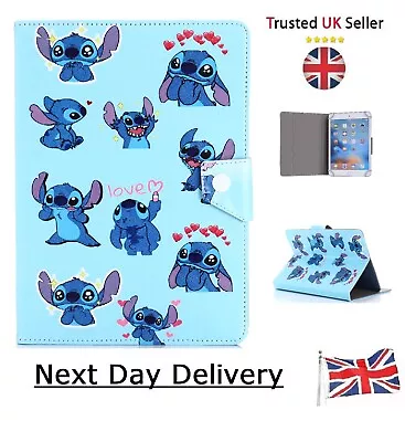 £15.99 • Buy Stitch Lilo Love Case For Samsung Galaxy Tab 3 4 A7 A8 A10 S6 E 7  8  10  Cover