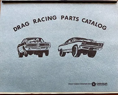 Original 1969 Mopar Drag Racing Parts Catalog With Price List Dodge Plymouth • $44.95