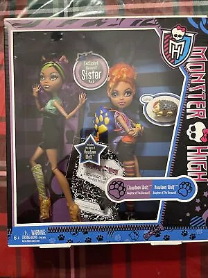 2011 Monster High Werewolf Sisters Clawdeen Wolf & Howleen Wolf Dolls Mattel New • $175