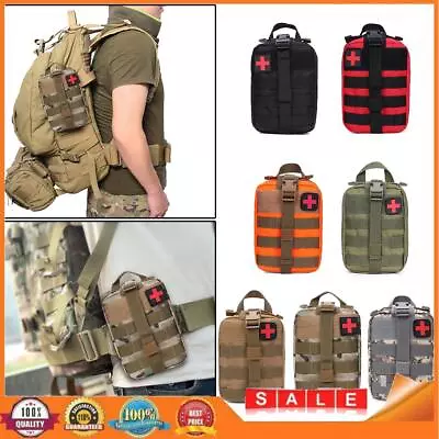 Medical Bag Organizer Molle Pouch Accessories Outdoor Climbing Camping Equipment • £10.89