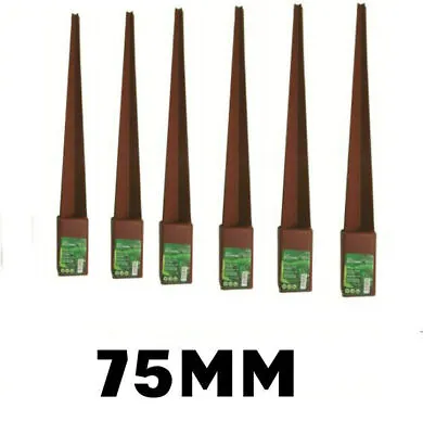 75mm Fence Post Spikes Heavy Duty Support Anti Rust Metal Stakes Garden Outdoor • £16.99