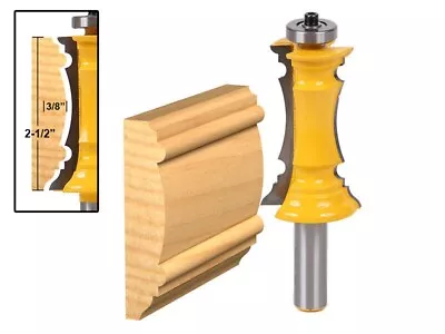 2-1/2  Cutting Length Miter Frame Molding Cabinet Door Router Bit - 1/2  Shank • $29.75