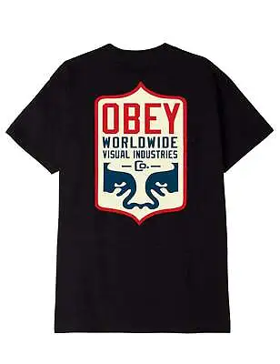 Obey Clothing Men's Visual IND. Badge Tee - Black • $41.69