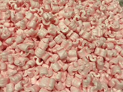 Packing Peanuts Shipping Anti Static Loose Fill 60 Gallons 8 Cubic Feet Pink • $33.35