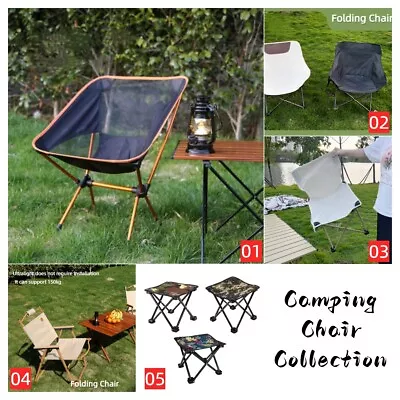 Outdoor Camping Chair Collection Portable Fishing Fashion Folding Barbecue Chair • $38.95