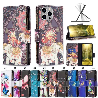 Magnetic Leather Wallet Card Phone Case For IPhone 15 Pro Max 14 13 12 XR 6s • $14