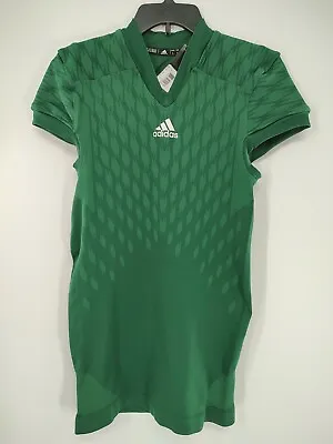 Adidas Shirt Mens Large Green TECHFIT PRIMEKNIT Practice Football Compression  • $42.80