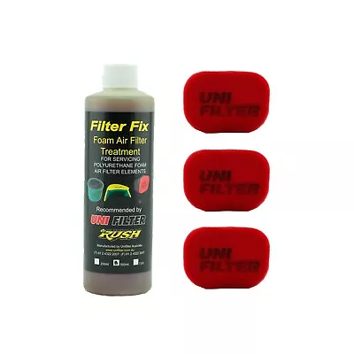 3 X UNIFILTER Safari Snorkel Ram Head (150Wx100H) Cover Pre Cleaner & Filter Oil • $89.60