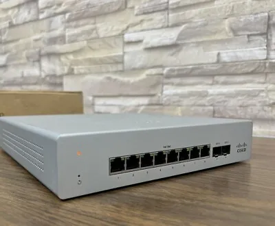 Unclaimed Cisco Meraki MS120-8FP-HW 8-Port PoE  Managed Switch • $199.99