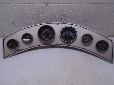 CD1 Marine Cheetah Medallion Gauge Cluster Dash Panel Fuel Volt MPH RPM Temp Oil • $120