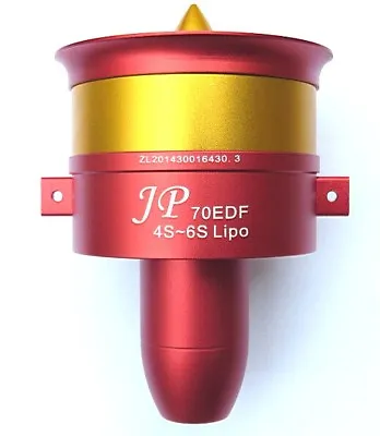 JP Hobby Full Metal Dynamic 70mm 12 Blades EDF 2200kv 4-6S Balanced 2.6 Kg  NIB • $169