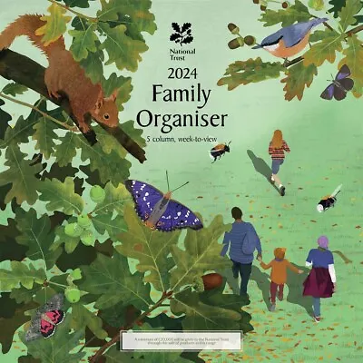 National Trust Family Organiser 2024 - Travel - Week To View • £9.48