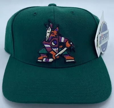 NHL Arizona Coyotes VINTAGE Sports Specialties Snapback Curve Brim Cap Hat NEW • $49.99