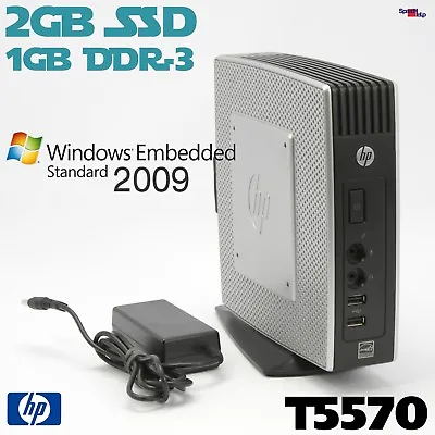 HP Thinclient T5570 Computer PC RS-232 Windows XP Embedded Standart 2009 WES09 • £64.46