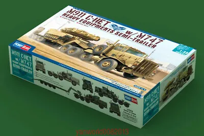 Hobbyboss 85519 1/35 M911 C-HET W/M747 Heary Equipment Semi-Trailer Model Kit • $79.80