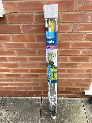 Minky Easy Breeze 3 Arm Rotary Airer Steel 35 M With Soil Spike • £15