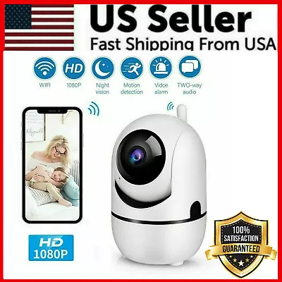 1080P WiFi Wireless Indoor Home Security Camera Night Vision Baby Pet Monitor • $18.89