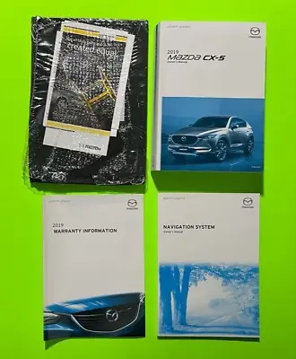 2019 MAZDA CX-5 Factory Owners Manual Set W/ NAV & Case *OEM* • $39.95