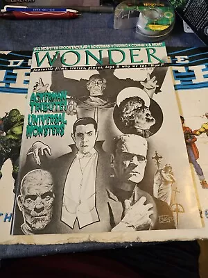 Wonder Magazine #7 1993 (Forrest Ackerman Universal Monsters) • $3.99