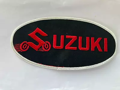$13 • Buy Suzuki Motorcycle Emblem Embroidered Sew-on Patch