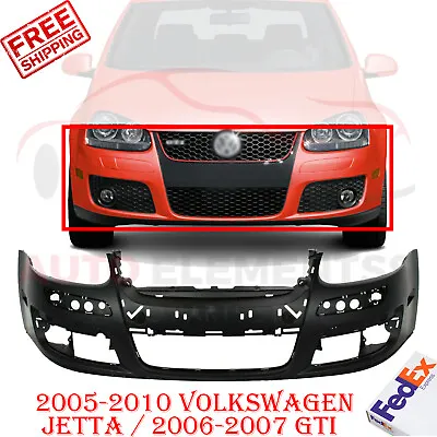 Front Bumper Cover Primed For 2005-2010 Volkswagen Jetta / 2006-2007 GTI • $158.39