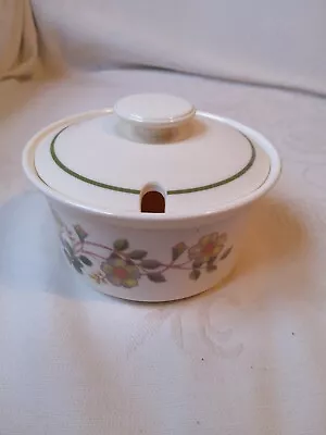 Marks And Spencer Autumn Leaves Melamine Preserve Pot With Lid • £3