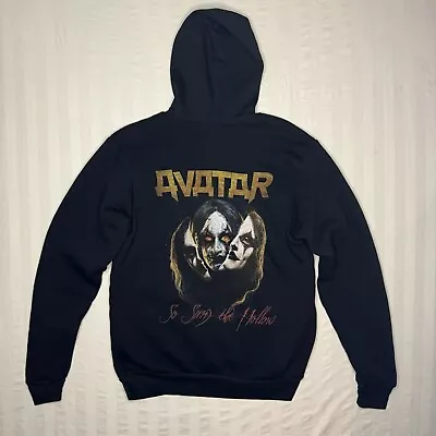 AVATAR Metal Band Hoodie Size Medium So Sang The Hollow Black Band Sweatshirt • $39.95