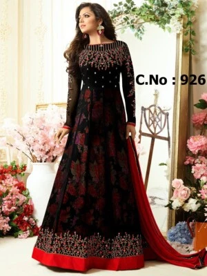 $76.99 • Buy Bridal Heavy Party Wear Indian Pakistani Salwar Kameez Bollywood Wedding Gown