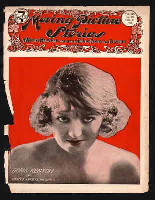 Moving Picture Stories Fan Magazine Feb 17 1922. Silent Cinema. Doris Kenyon. • $15