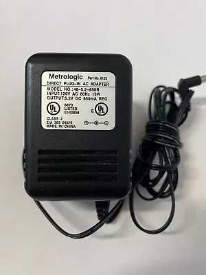 Metrologic 6123 Scanner Voyager Fusion Orbit Cubit Power Supply AC Adapter 5.2V • $14.50